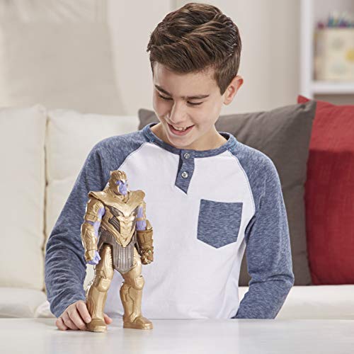Boneco Titan Hero Marvel Deluxe - Thanos, Avengers, Roxo