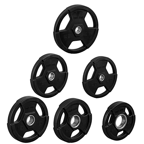 GORILLA SPORTS® Olympia Hantelscheiben - 1,25kg, 2,5kg, 5kg, 10kg, 15kg,...