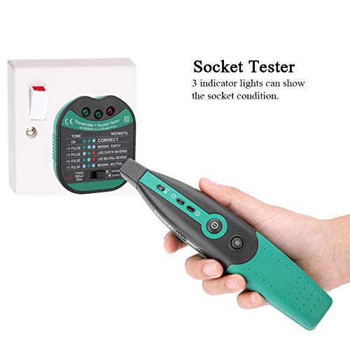 Socket Tester MASTECH MS5902 Automatische Stroomonderbreker Zekering Finder US/EU Stopcontact Tester(EU Plug 220V) - Image 6