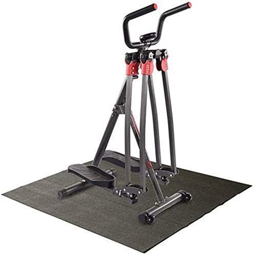 Stepper Stepping Machine Cardio Training Machine Twisted Disc With Handle Adjustable Indoor Fitness Stair Stepper Exercise Buttocks Legs Waist Abs (Color : Black, Size : 53.5x73x121c