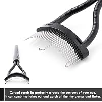 KINGMAS Eyelash Comb Eyelash Separator, Arc Designed Lash Brush Separator — image 5