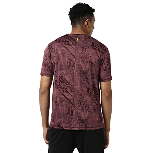 Image of Campus Sutra Men Polyester Regular Fit T-Shirt