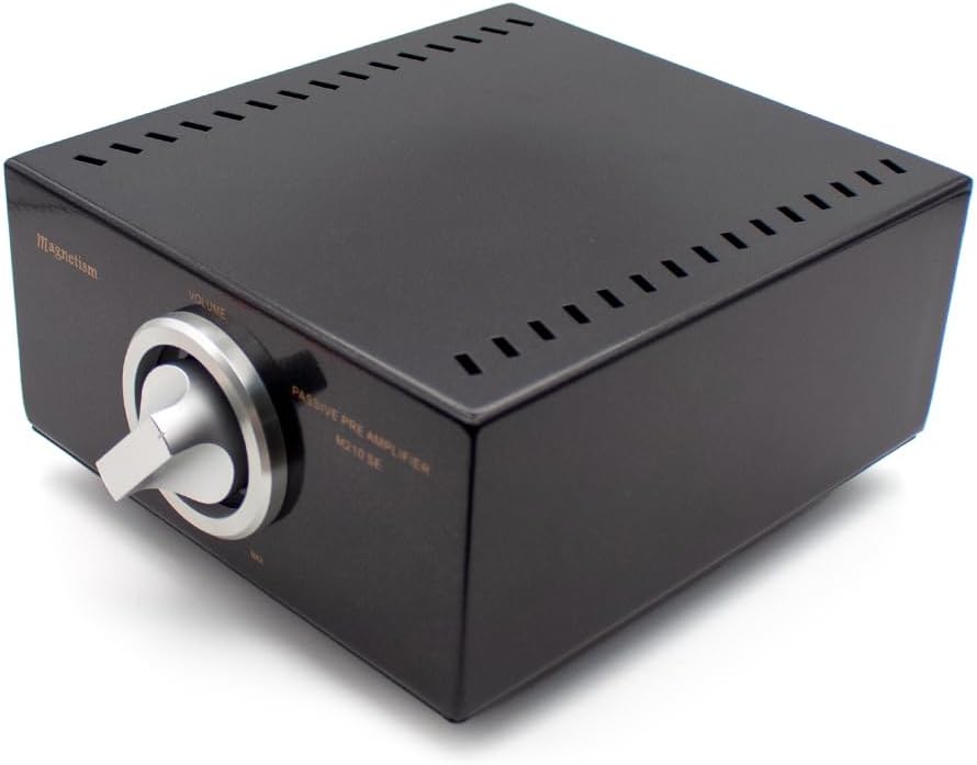 Passive Preamplifier Audio Booster - 2.5× Gain No Power Required - Compatible with CD Player, Streamer & Bluetooth Devices
