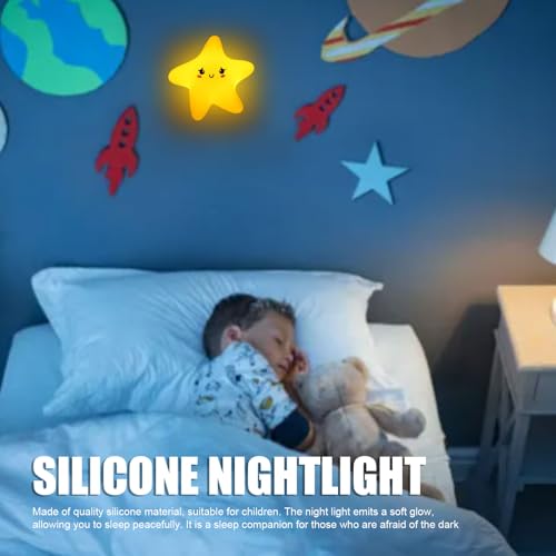 Lámpara de noche de silicona recargable para niños miniatura 6