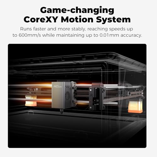 CREALITY FALCON A1 10W Laser Engraver, 80W Enclosed Laser Cutter and Engraver Machine with Air Assist, Smart Camera Positioning, 600mm/s Speed, Smart Material Recognition, Ideal for Wood & Metal