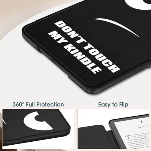 Image of Fintie Case for 7 inch All-New Kindle Paperwhite (12th Generation, 2024) and Kindle Colorsoft Signature Edition - Slim Lightweight Shell PU Leather Protective Cover with Auto Sleep /Wake, Don't Touch