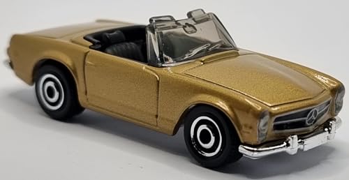 Matchbox 2025-1963 Mercedes-Benz 230 SL Metalflake Gold miniatura 2