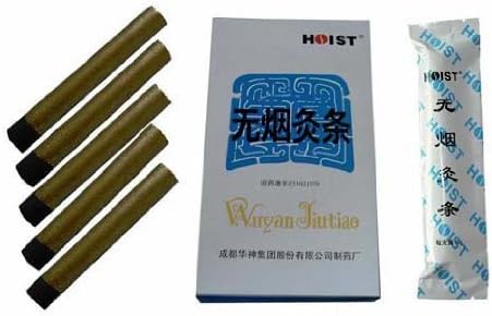 Huasun Smokeless Moxa Rolls (5 Rolls Per Box) - 1 box by Huasun