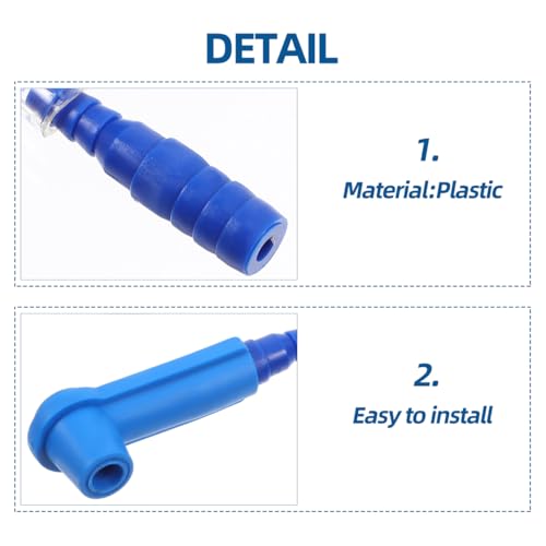 Image of UKCOCO 4.1Ft Brake Bleed Hose Kit with Valve for One-Person Brake Fluid Replacement and Automotive Bleeder Tool