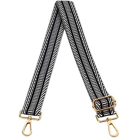ZANQANO Purse Strap Replacement Crossbody Bag Women Wide Adjustable Jacquard Woven Handbag Straps (Diagonal) Cover