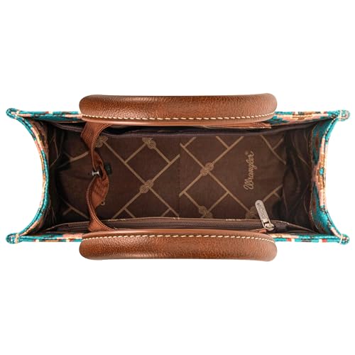 Image of Wrangler Purse Western Aztec Tote Bag Women Top Handle Handbags with Detachable Strap | Western