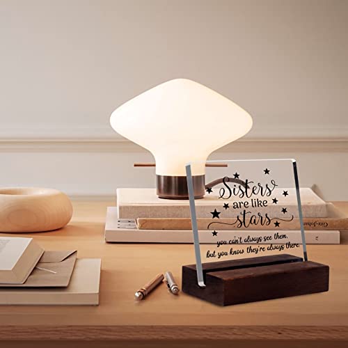 Msyueos Cute Hand Painted Winnie The Pooh Clear Desk Decorative Sign With Wood Stand Perfect Graduation Goodbye Farewell Gift For College Students, Girls, And Boys, Home Office Positive Plaque Decor To Commemorate Your Achievements #TOP1