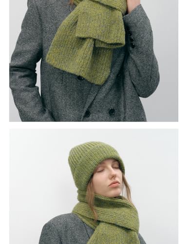 Scarf Winter Pashmina Shawls And Wraps Fall Shawl Winter Unisex Thickened Warm Fashion Knitted Wool Scarf Wrap2