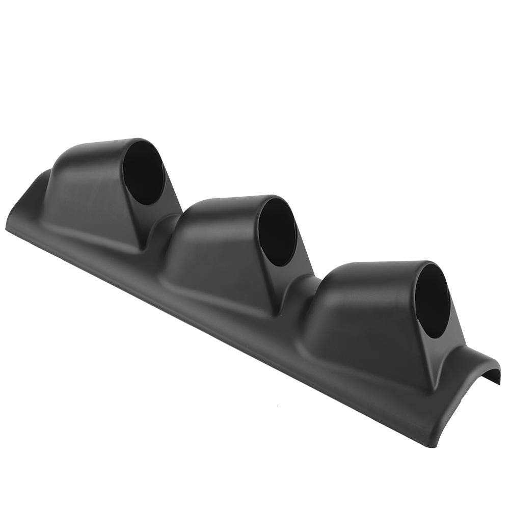 Cubierta de instrumentos modificada para automóvil, soporte de montaje de calibre triple de 3 orificios de 52 mm/2 pulgadas Pod medidor de tablero de automóvil para conducción a la izquierda