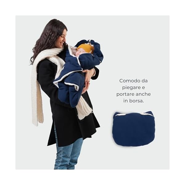 Nuvita 9100 Cuddle | Weicher Schlafsack mit verstellbarer Kapuze und individuellem Fußsack | perfekt für 0 bis 10 Monate (80 cm) | temperaturbeständig bis 8°C, wasser- und winddicht – Bild 6