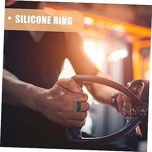 10 anillos de silicona protector para dedos para fitness miniatura 4