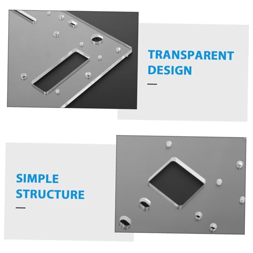1set Gabinete de Computadora Abierto Soporte Versátil Transparente para Placas Madre, Base Robusta para Estabilidad y Exhibición de Componentes para Entusiastas miniatura 5