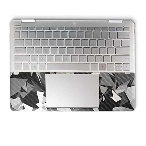 Image of MightySkins Carbon Fiber Skin Compatible with HP Spectre x360 14 inch (2022) Full Wrap Kit - Mono Camo | Protective, Durable Textured Carbon Fiber Finish | Easy to Apply | Made in The USA