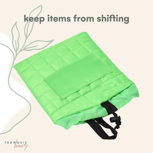 Tranquil Beauty Makeup Bag Organiser for Women, Travel Drawstring Bag, Cosmetic Organizer with Multiple Compartments, Stylish - Image 2