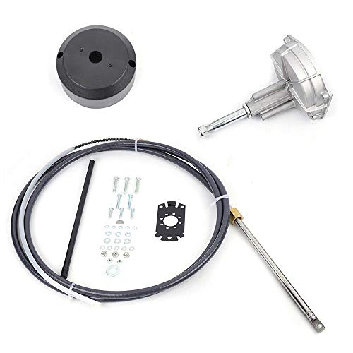 Outboard Rotary Steering System Kit Safe-T Quick Connect Rotary Steering System W/12 Feet Marine 3/4