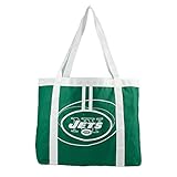 Littlearth Women's NFL New York Jets See-All Tote, One Size, Clear