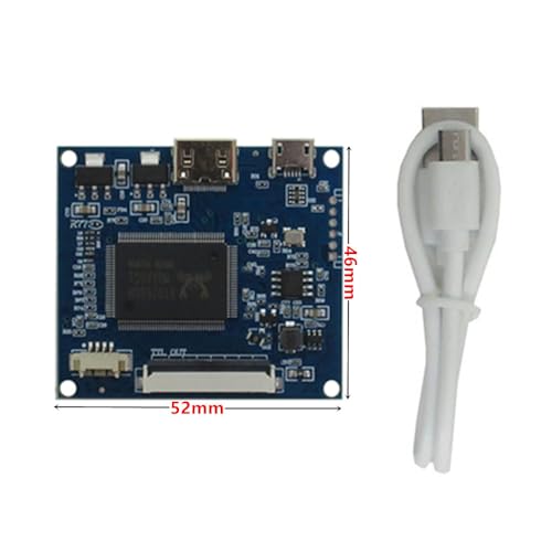 Image of 5-Inch 800x480 Portable DIY LCD Monitor Kit with Mini-HDMI Driver Board - Compatible with PC, Raspberry /Orange Pi, Gaming Consoles & Microscopes (Secondary Display Screen)