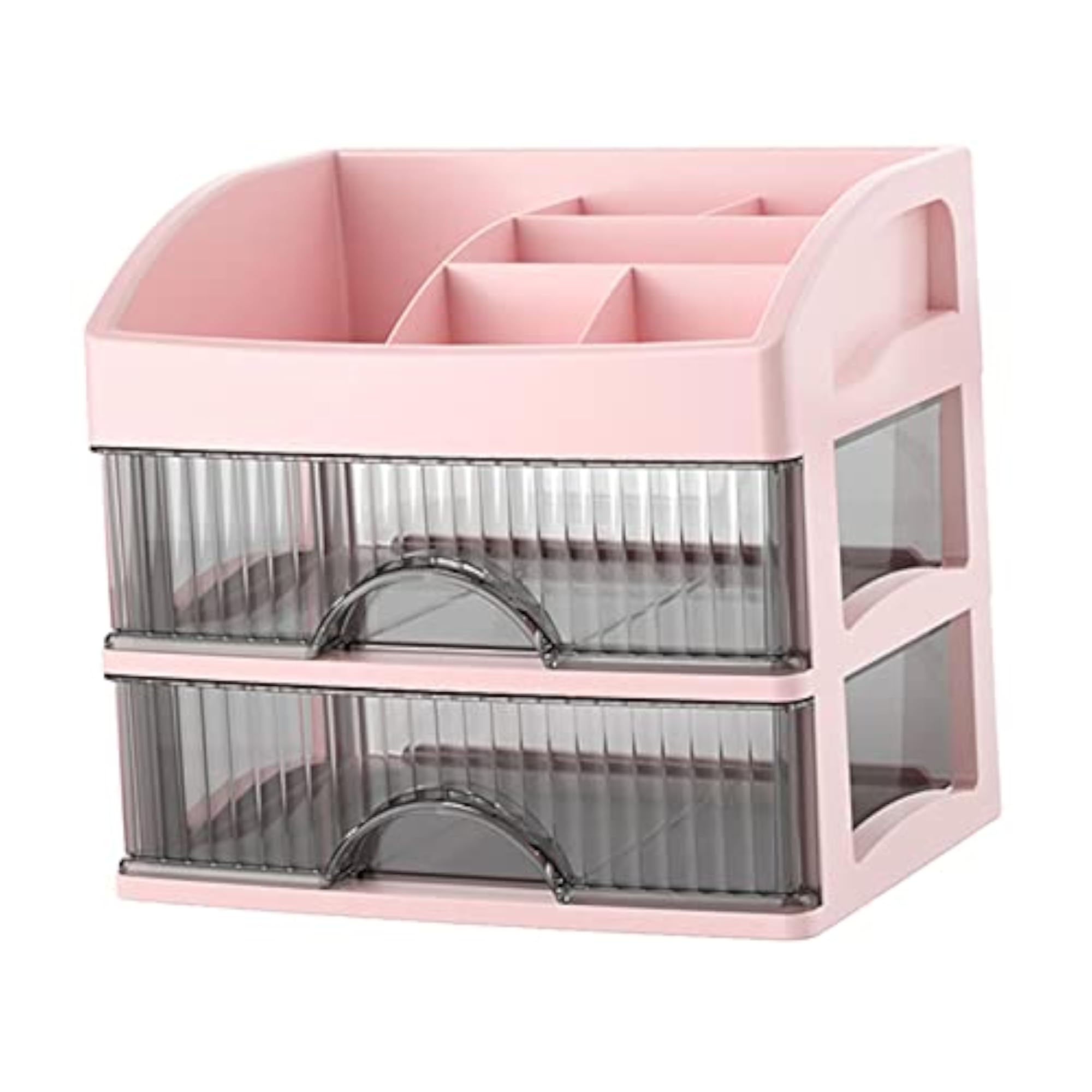 Cosmetic Display Cases with Clear Drawers Desktop Organizer