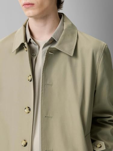 Veste boutonnage simple homme manteau mi-long classique - 2