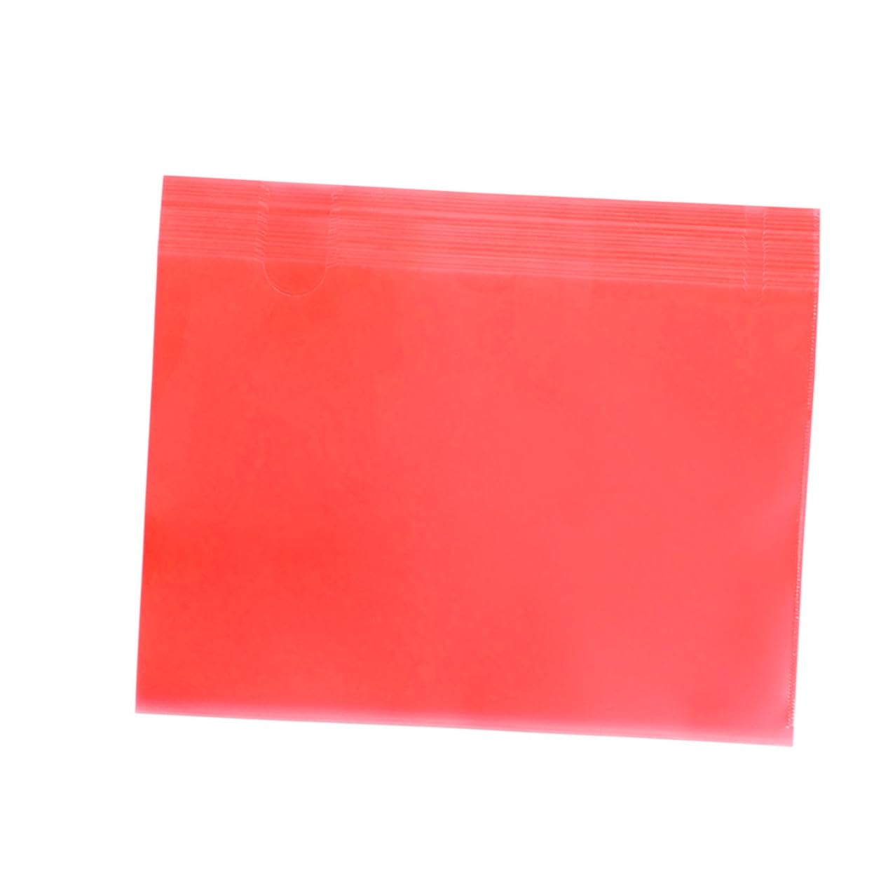 DOITOOL 60 Piezas Carpetas Transparentes Tipo de Fundas de Plástico PP Resistentes para Organizador Práctico para Oficina Escuela y