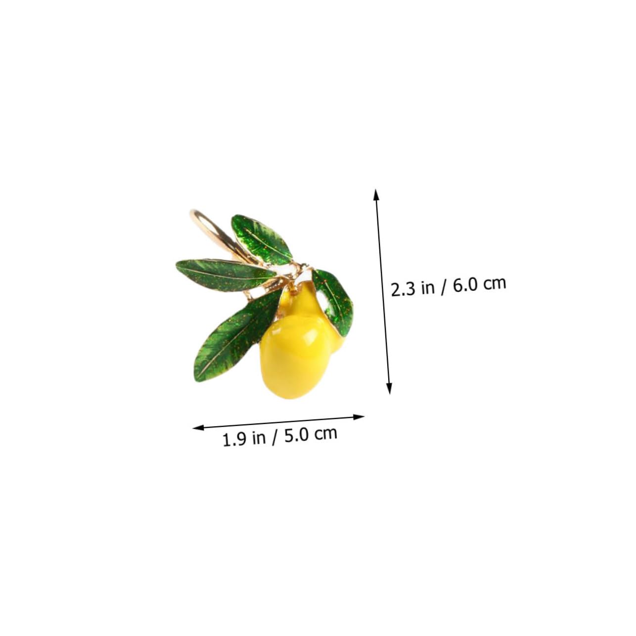 TOPBATHY 2 Sätze Obst-serviettenringe Bescherung Weihnachten Geldgeschenke Weihnachten Weichnachtsgeschke Zierschnalle Zitrone Serviettenring Zu Hause Tischschnalle Legierung 4 Stück * 2