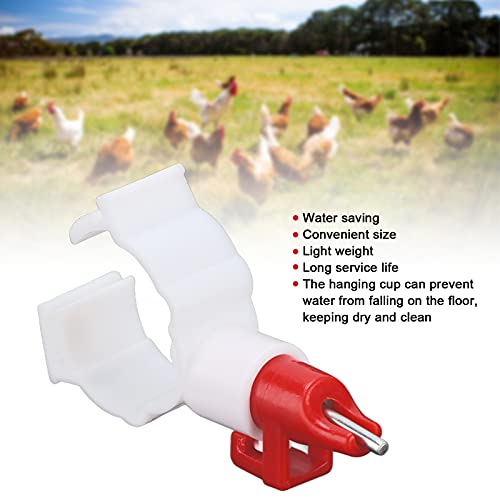 Copo bebedouro de pato, copos bebedouros de aves limpas luz ajustável automática para aves(Bebedouro