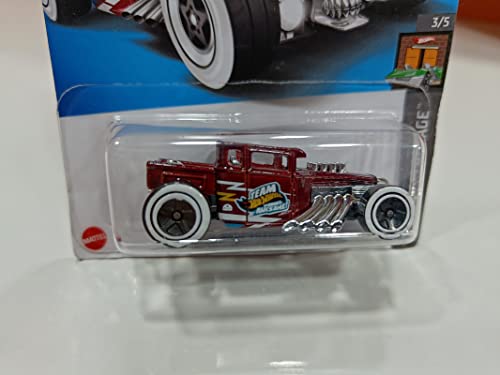 Image of Hot Wheels Bone Shaker 3 /5 Hw Dream Garage 60 /250 Die Cast Car 1.64 Scale, Red