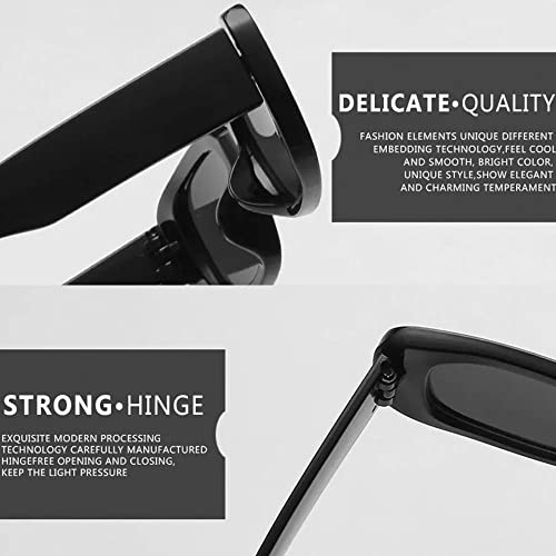 ORA rectangle sunglasses womens y2k Sunglasses womens trendy 2022 retro sunglasses 2000s square 90s sunglasses rave glasses3