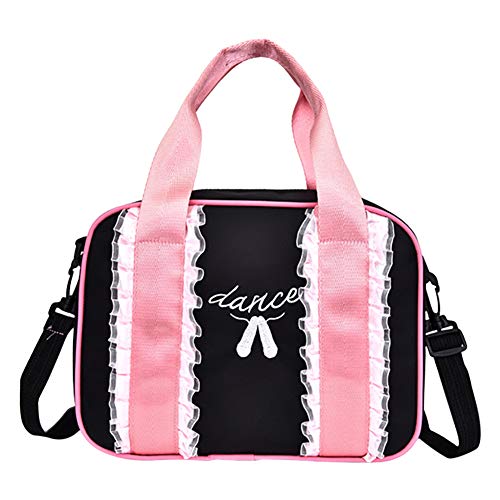 Borsa Da Ballo Personalizzata Per Balletto, Stampa Glitter Rosa, Bagbase, Nuova Con Etichette