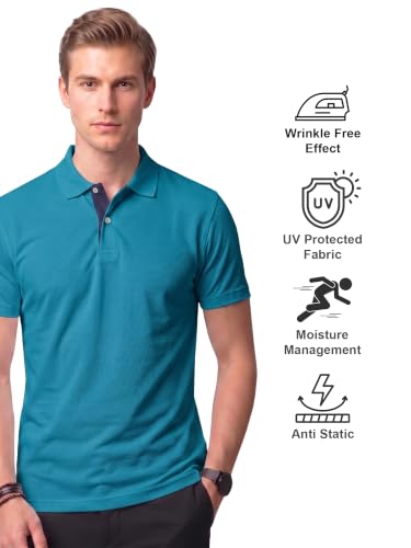 Image of XENOVAURBAN Dry Fit Polo Combo Tshirts for Man | Regular Fit | Quick Dry Mars Fabric Polo T-Shirt with Collar for Men