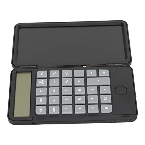 Calculadora de bolsillo pequeña de 6,5" con tableta de escritura portátil negra