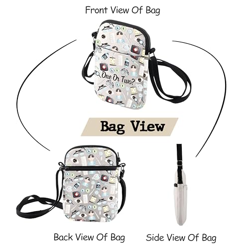 MNIGIU Funny Optometry Crossbody Bag One Or Two Shoulder Bag Optomentrist Gift Ophthalmologist Gift Eye Doctor Gift4