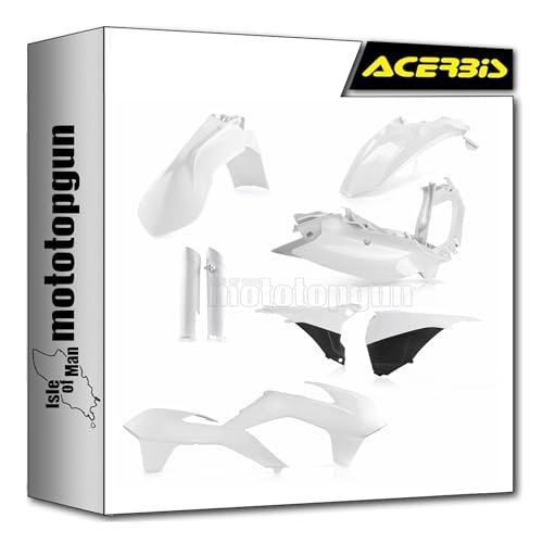 Plastiques KTM EXC 300 blanc Acerbis 0017204.030 carénage moto