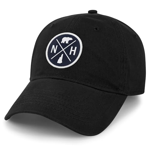 Chowdaheadz NH Circle Emblem Dad Hat Black