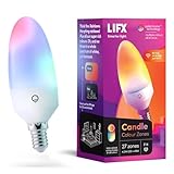 LIFX Candle Colour [E14],Mehrfarbig mit Polychrome Technology,WLAN-fähige Smart...