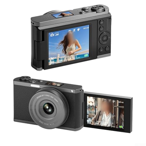 Appareil photo numérique 4K zoom 28x écran rabattable transfert OTG