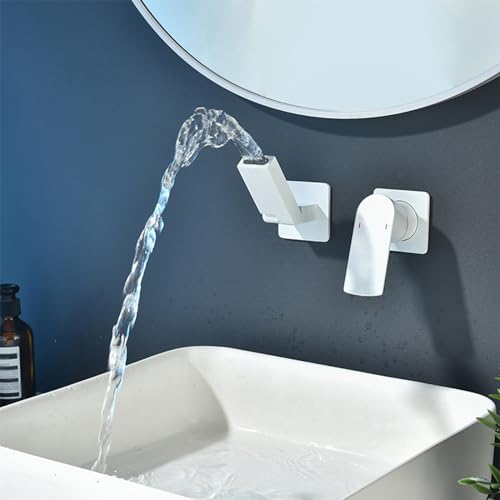 Robinet cascade pour lavabo de salle de bain au jet fluide relaxant