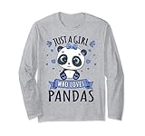 Photo Gallery carino panda just a girl who loves pandas girl teen maglia a manica Photo Gallery carino panda just a girl who loves pandas girl teen maglia a manica