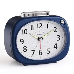 AYRELY® 4.5″ Loud Analog Alarm Clock for Heavy Sleepers, 100 dB Alarm Sound