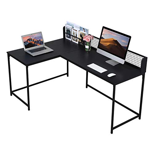 Buy GreenForest L Shaped Desk 65" x 43", Large L Desk with Storage