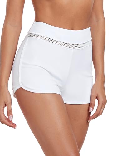 Short de bain taille haute galbant et respirant Ocean Blues