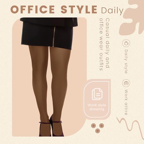 Image of 8 Pairs Solid Color Opaque Tights Set 8 Colorful Women's 80 Denier High Waist Footed Colored Pantyhose Legging Stocking