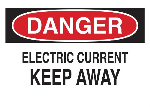 Panneau de danger électrique haut de gamme en aluminium rigide Brady 43102