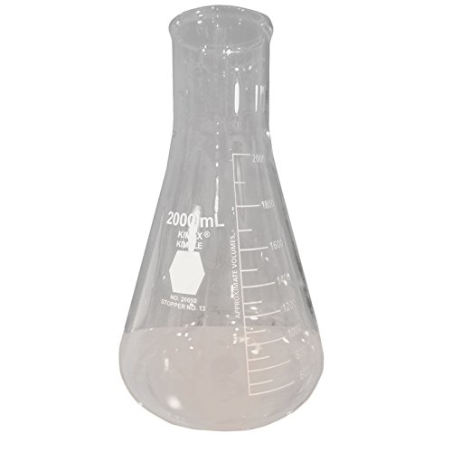 KIMBLE 26650-2000 Flask Erlenmeyer WM 2L 1 EACH.
