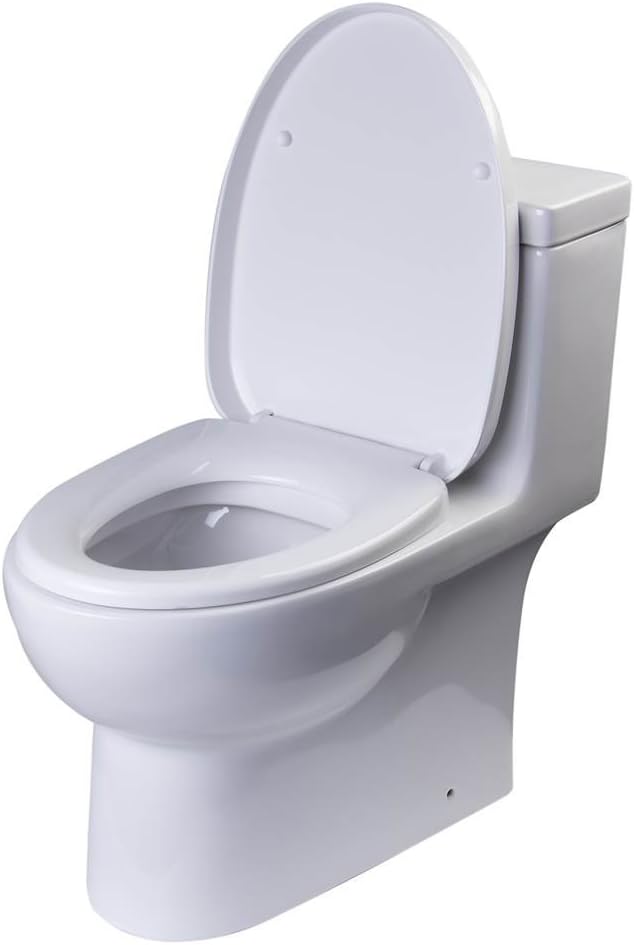 EAGO R-359SEAT Replacement Soft Closing Toilet Seat for TB359, White